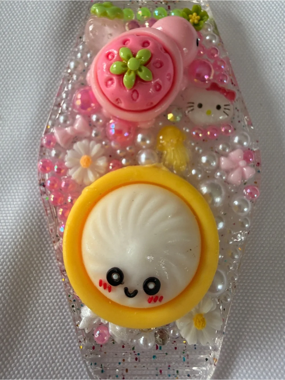 Kawaii Dumpling Charm Keychain